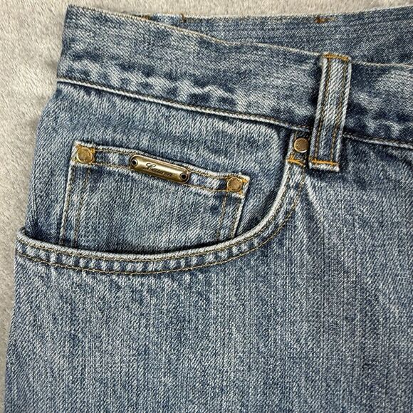 Lauren Jeans Co Womens 12 Blue Cotton Denim Bootcut Light Wash Casual Pockets - Picture 10 of 11